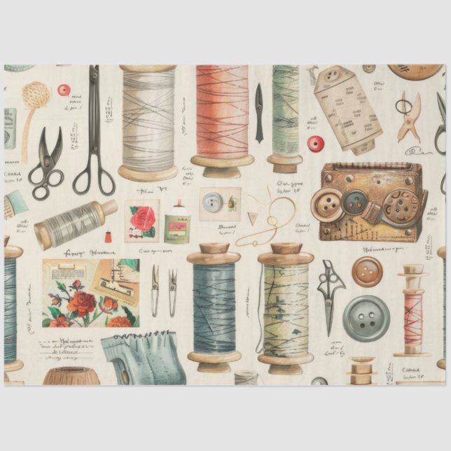 Papel De Seda Otro diseño de la serie de revistas basura de cose (Anverso)