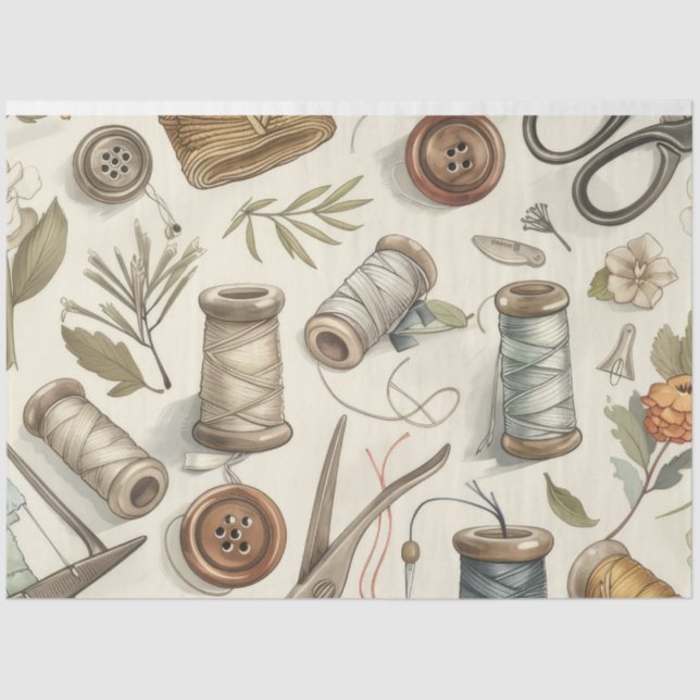 Papel De Seda Otro diseño de la serie de revistas basura de cose (Anverso)