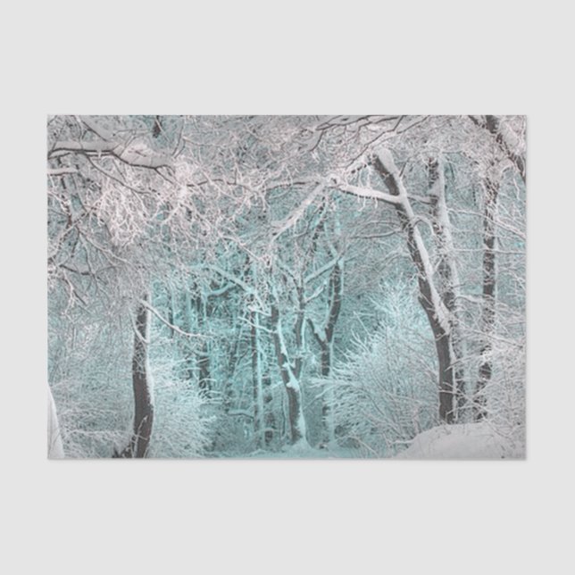 Papel De Seda otro país de las maravillas 3 del invierno (Anverso)