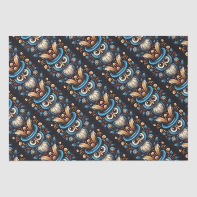 Papel De Seda Oveja azul (Anverso)