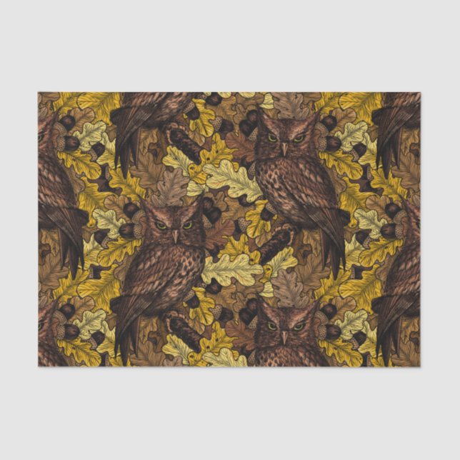 Papel De Seda Ovejas de otoño (Anverso)