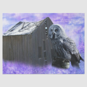 Papel De Seda Owl Barn Shed