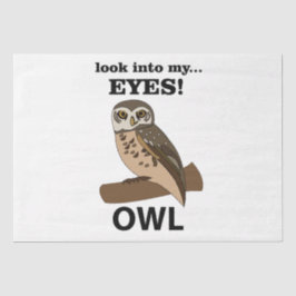 Papel De Seda Owl Look In My Eyes Owl