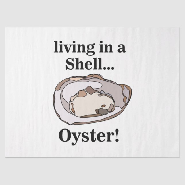 Papel De Seda Oyster Shellfish Gracioso (Anverso)