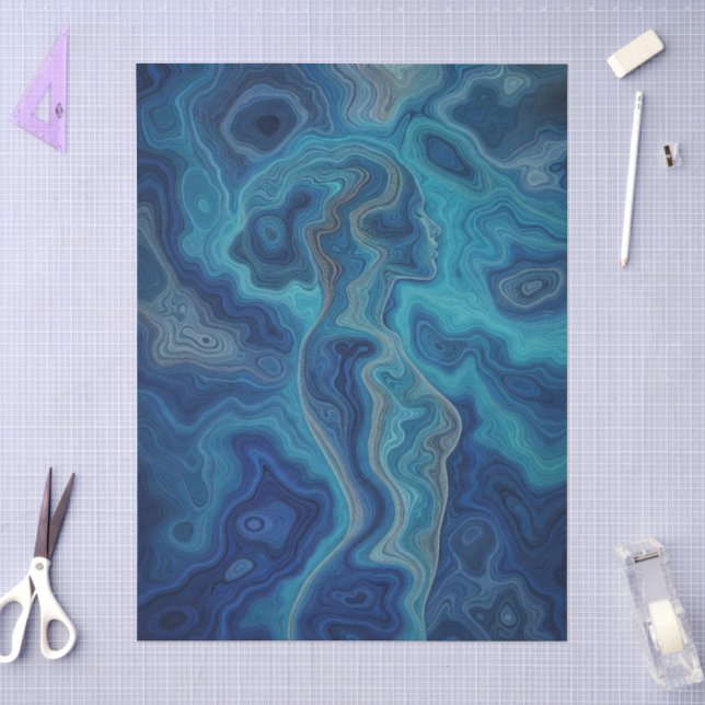 Papel De Seda “Pacifica” – Un retrato del océano (Artesanía)