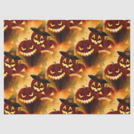 Papel De Seda Padrão de Halloween