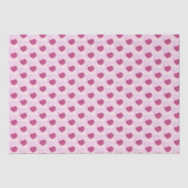 Papel De Seda Padrão fofo de pequenos corações.