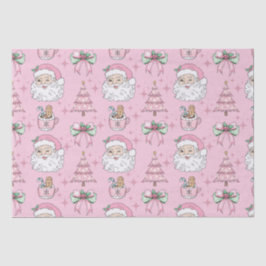 Papel De Seda Padres rosados Calientes De Navidad