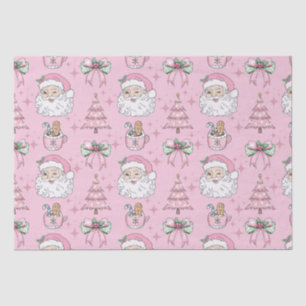 Papel De Seda Padres rosados Calientes De Navidad