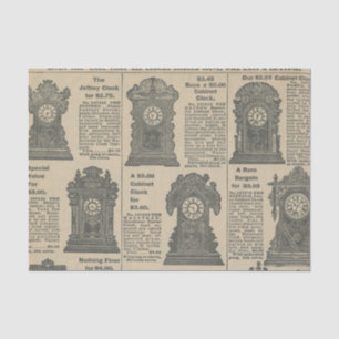 Papel De Seda Página Catálogo de Relojes Antiguos
