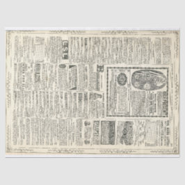 Papel De Seda Página de anuncio del vintage