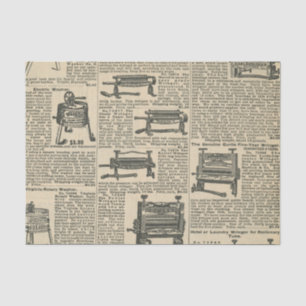 Papel De Seda Página de catálogo de lavadoras antiguas 