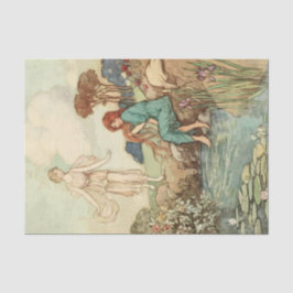 Papel De Seda Página de desalojo de la época del baño de la dama