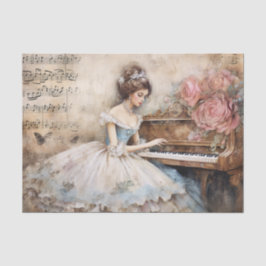 Papel De Seda Página de Tejido de la Princesa de Rococo