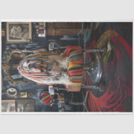 Papel De Seda Página Desnudos de Bloques de bulldog Vibrante