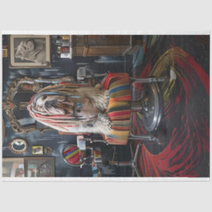 Papel De Seda Página Desnudos de Bloques de bulldog Vibrante