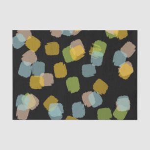 Papel De Seda Paint Squares Black