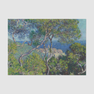 Papel De Seda Paintaje paisajístico de Monet Bordighera Italia