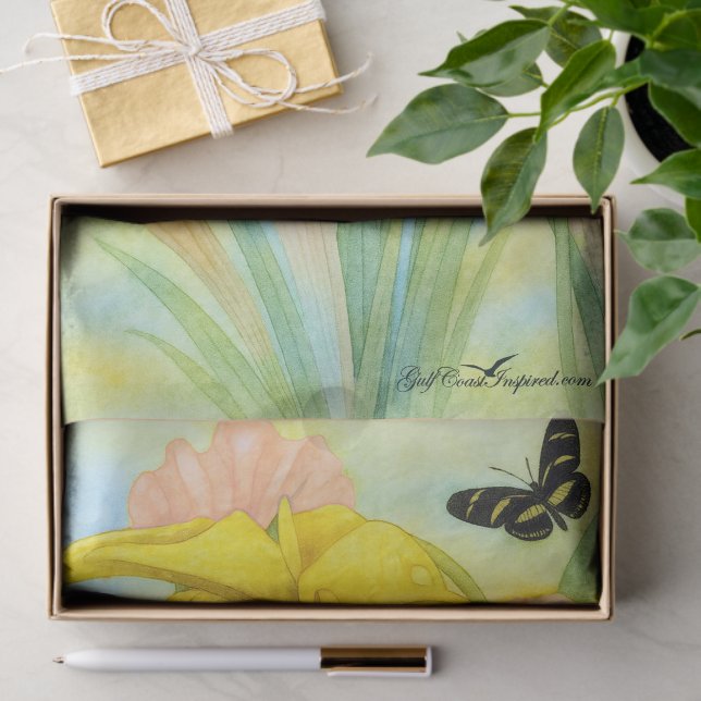 Papel De Seda Painted Petals Pitcher Tissue Paper (Regalo )