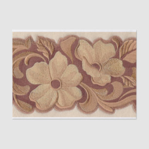 Papel De Seda país occidental de la vaquera beige marrón linda