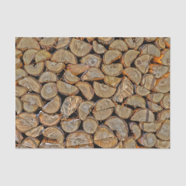 Papel De Seda País rústico escogido leña (Anverso)