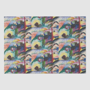 Papel De Seda Paisaje con chimenea de fábrica de Wassily Kandins