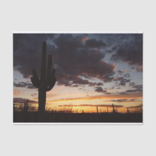 Papel De Seda Paisaje del desierto Saguaro Sunset III Arizona