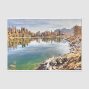 Papel De Seda Paisaje del Lago Federa - Lago Federa, Italia