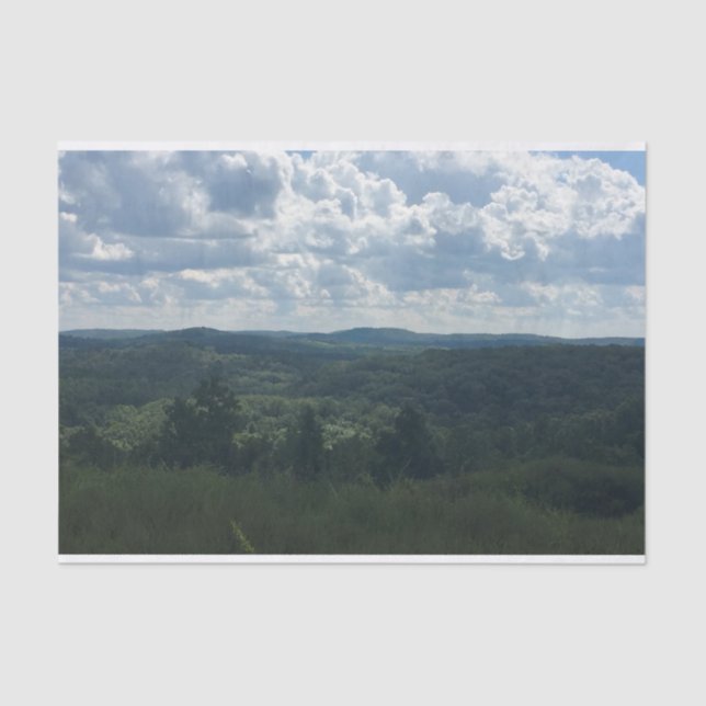 Papel De Seda Paisaje enselvado (Anverso)