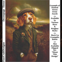 Paisaje Gentleman Country Beagle EX9R Decoupage