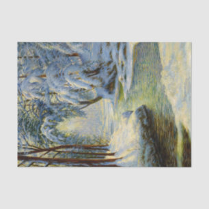 Papel De Seda Paisaje invernal, desenlace