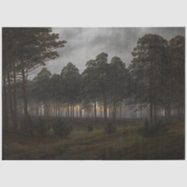 Papel De Seda Paisaje nocturno (por Caspar David Friedrich)
