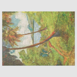 Papel De Seda Paisaje tropical en Martinica (Charles Laval)