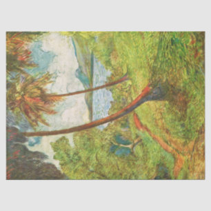 Papel De Seda Paisaje tropical en Martinica (Charles Laval)