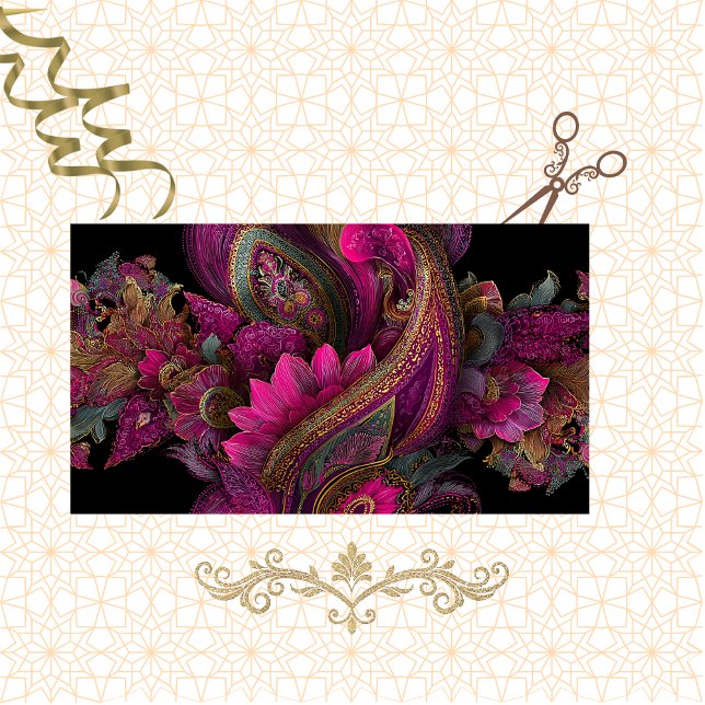 Papel De Seda Paisley Magenta Tapiz De Paisley De Paisley De Des (Subido por el creador)