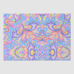 Papel De Seda Paisley Multi