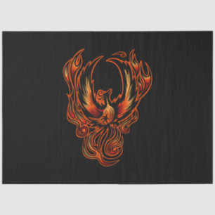 Papel De Seda Pájaro De Fuego