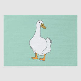 Papel De Seda Pájaro Pájaro Blanco Pato