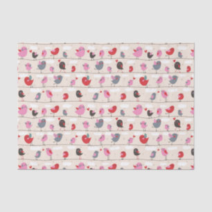 Papel De Seda Pájaros en amor