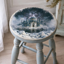 Palacio Azul Estrellado Decoupage