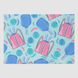 Papel De Seda Palas y bolas azul