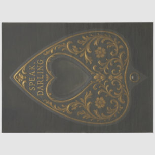 Papel De Seda Paleta de oro gótico habla deslumbrante Art Decoup