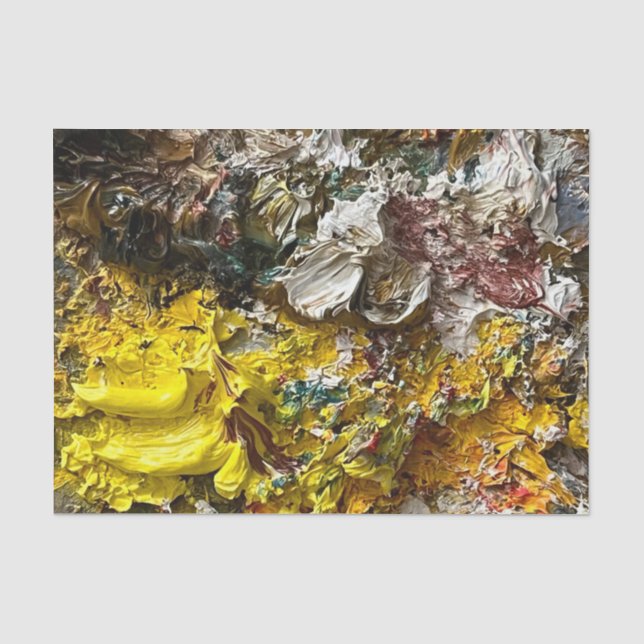 Papel De Seda Paleta del artista #1 (Anverso)