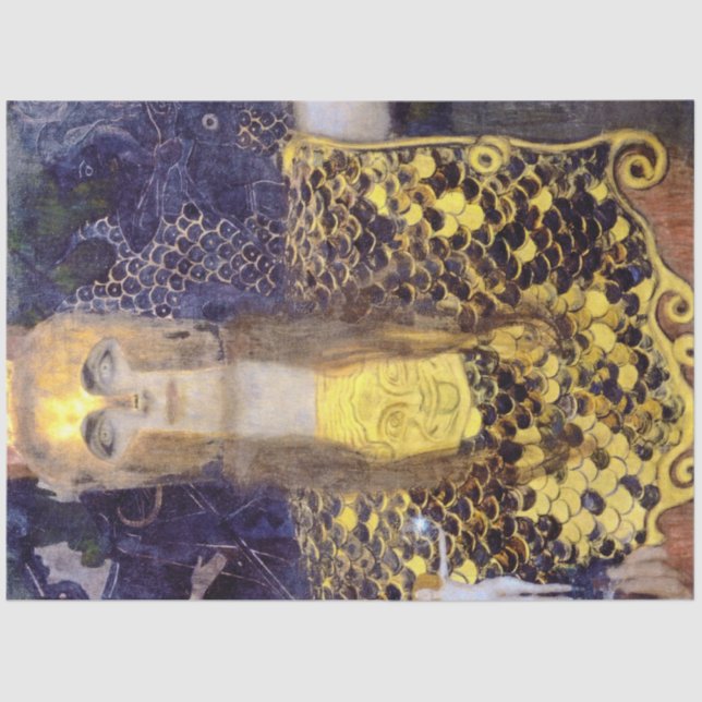 Papel De Seda Pallas Athena, Gustav Klimt (Anverso)