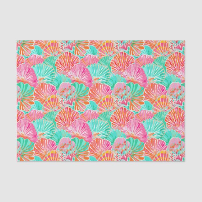 Papel De Seda Palm Beach Tropical Island Ocean Seasheles (Anverso)