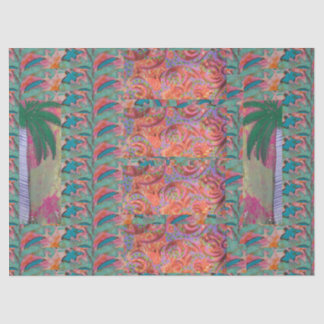 Papel De Seda Palm Tree Abstract