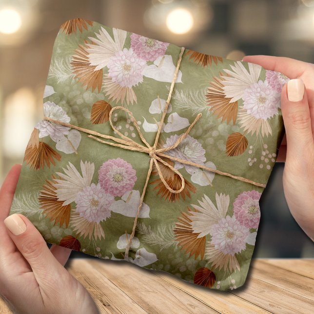 Papel De Seda Palmas Elegantes Secas (Subido por el creador)