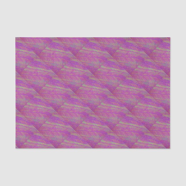 Papel De Seda Palmas puras de verano neón (Anverso)