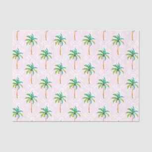 Papel De Seda Palmeras rosadas (diseño 73 serie rosa)
