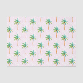 Papel De Seda Palmeras rosadas (diseño 73 serie rosa)